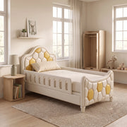Aexago Kids Toddler Bed with Safety Rails