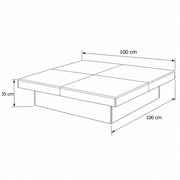 Allurina Modern Wooden Coffee Table
