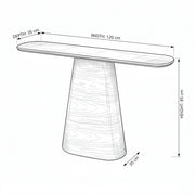 Alosira Wooden Console Table