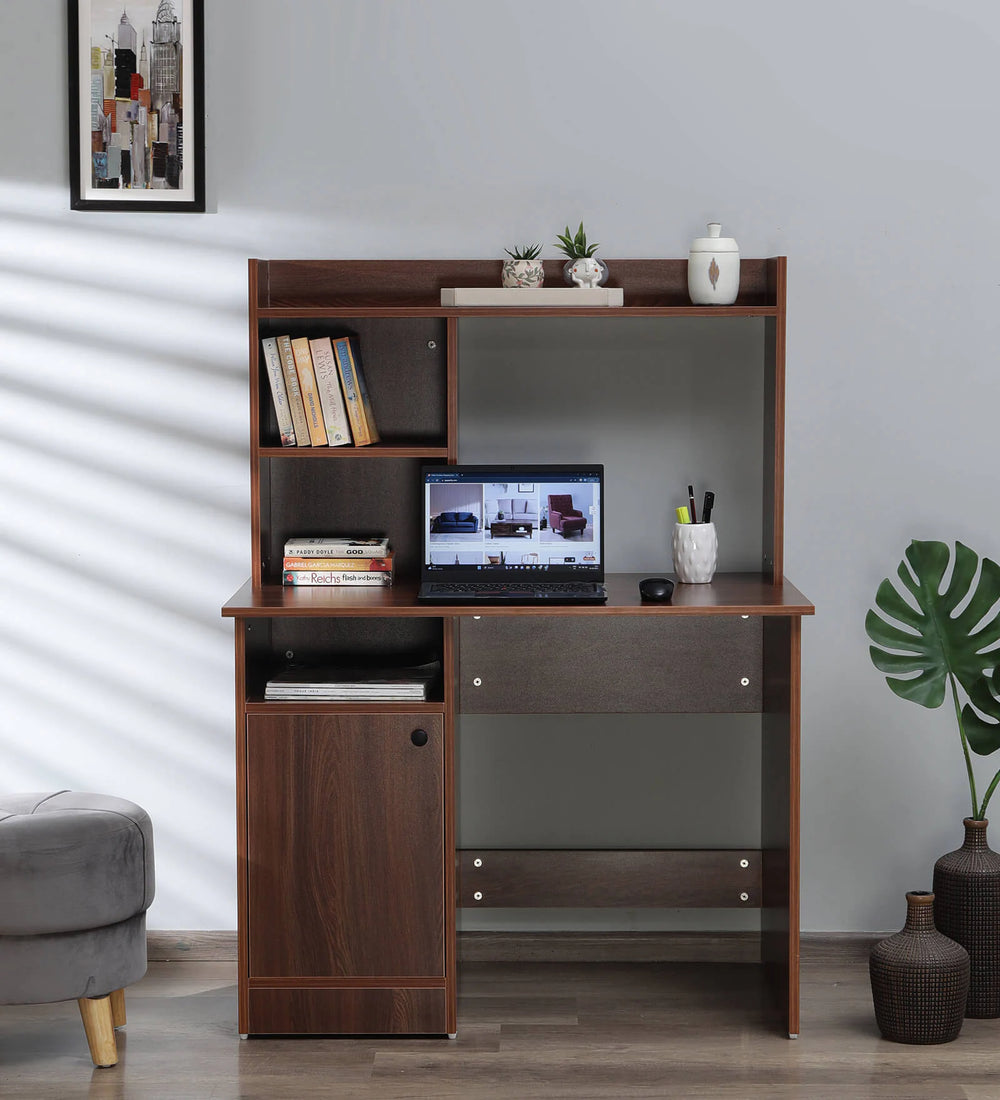 Alpine Study Table In Brown Colour