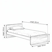 Altimo Wooden Kids Single Bed