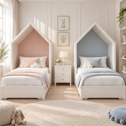 Aneliyo Kids Twin Bed with Nightstand