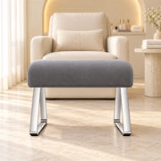 Anoltina Pedicure Footrest at a sunlit pedicure station, showing angled sled supports alongside rounded cushion edges.