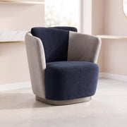 Antalio Navy Blue & Cream Modern Manicure Chair