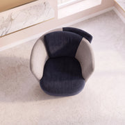 Antalio Navy Blue & Cream Modern Manicure Chair