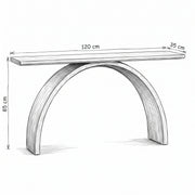 Archisora Wooden Console Table
