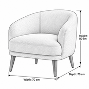 Arkoliny Beige Accent Chair