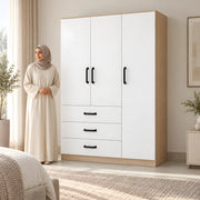 Armelova 3 Door Wooden Wardrobe