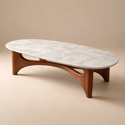 Arrovina White Marble Coffee Table