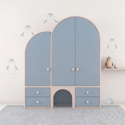 Ashlia Kids Wardrobe with Arched Door