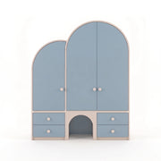 Ashlia Kids Wardrobe with Arched Door