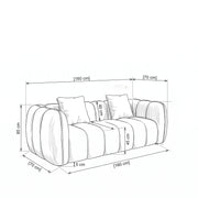 Ashloyi Beige 2-Seater Sofa