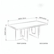 Basinova Modern Wooden Coffee Table