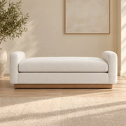 Bellinora Cream Upholstered Bench