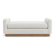 Bellinora Cream Upholstered Bench