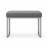 Bencivola Pedicure Footrest shown with an open base, rectangular end supports and sled-style feet on a white background.