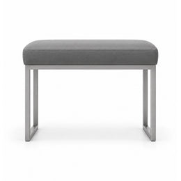Bencivola Pedicure Footrest shown with an open base, rectangular end supports and sled-style feet on a white background.