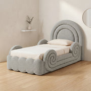Boaty Grey Kids Single Bed