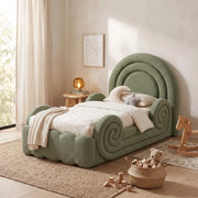 Boaty Green Kids Single Bed