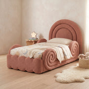 Boaty Terracotta Kids Single Bed