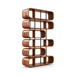 Boxilona Wooden Bookshelf & Open Display Storage