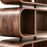 Boxilona Wooden Bookshelf & Open Display Storage