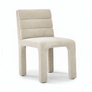 Broady Cream Fabric Manicure Chair
