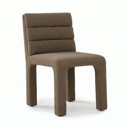 Broady Mocha Brown Fabric Manicure Chair