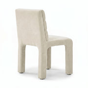 Broady Cream Fabric Manicure Chair