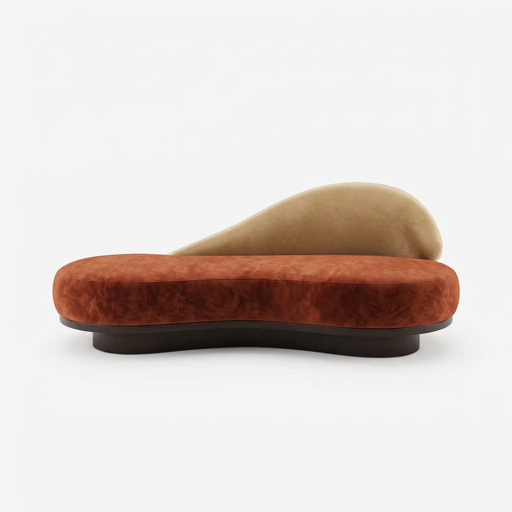 Brovelo Terracotta Brown 3-Seater Sofa product photo showing plush cushioning and design in a clean studio setting.