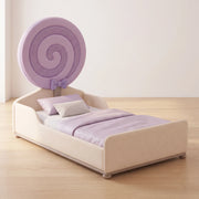 Bubblie Candy Lilac Purple Kids Toddler Bed
