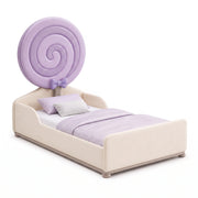 Bubblie Candy Lilac Purple Kids Toddler Bed