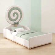 Bubblie Candy Sage Green Kids Toddler Bed