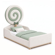 Bubblie Candy Sage Green Kids Toddler Bed