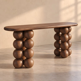 Bubblory Wooden Console Table