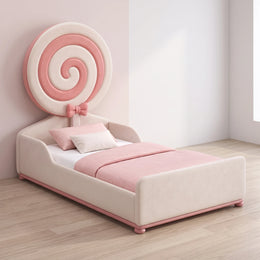 Bubblie Candy Pink Kids Toddler Bed