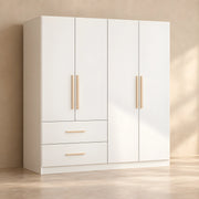 Burgasona 4 Door Wooden Wardrobe
