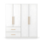 Burgasona 4 Door Wooden Wardrobe