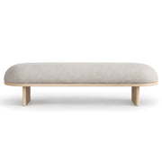 Calmovy Beige Upholstered Bench
