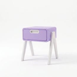 Alternate view of Camora Kids Night Stand with Drawer, showing spacious drawer and rounded edges in a modern home setting.