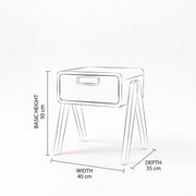 Camora Kids Night Stand with Drawer