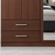 Canbolini 3 Door Wooden Wardrobe with Mirror