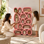 Ciottolo Organic Pink Kids Bookcase