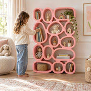 Ciottolo Organic Pink Kids Bookcase