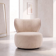 Clemsy Beige & Blush Modern Pedicure Chair