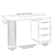 Clitar Premium Beige Manicure Table