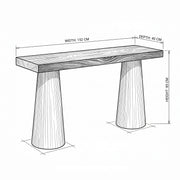 Colminovy Wooden Console Table