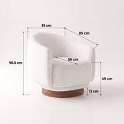 Coopy Cream White Pedicure Chair