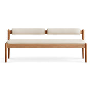Costyli Grey Upholstered Bench