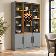 Cristonsa Grey Wine Storage Cabinet